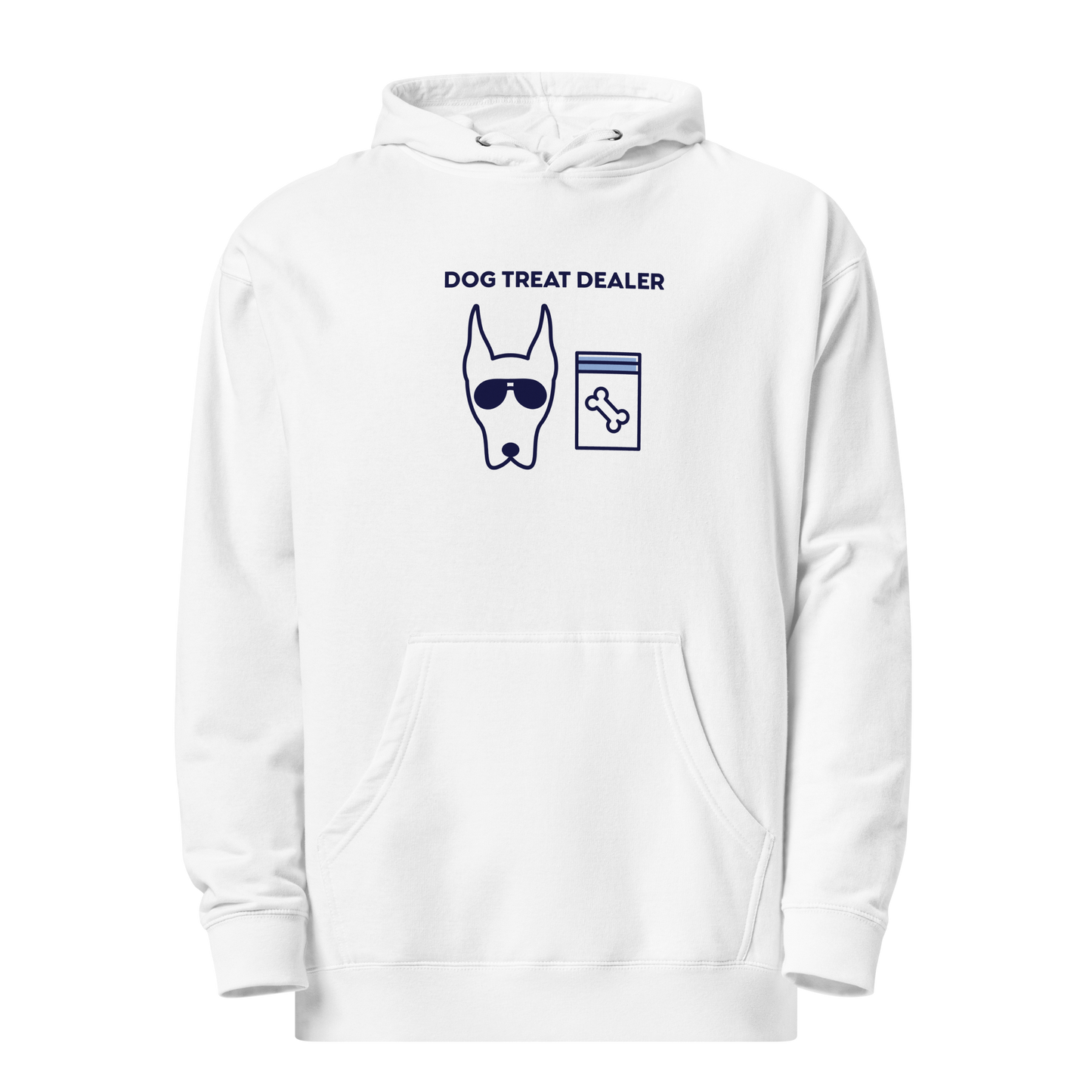 dog treat dealer hoodie (light)